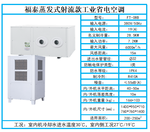 蒸發冷(lěng)省電空調10匹射…